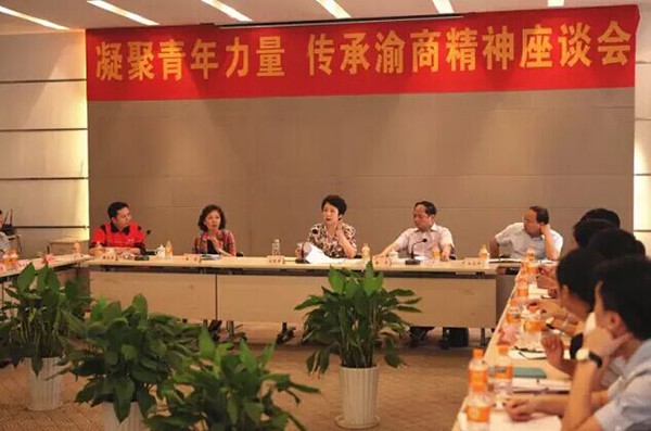 重慶市青年企業家座談會在鑫源工業園區舉行